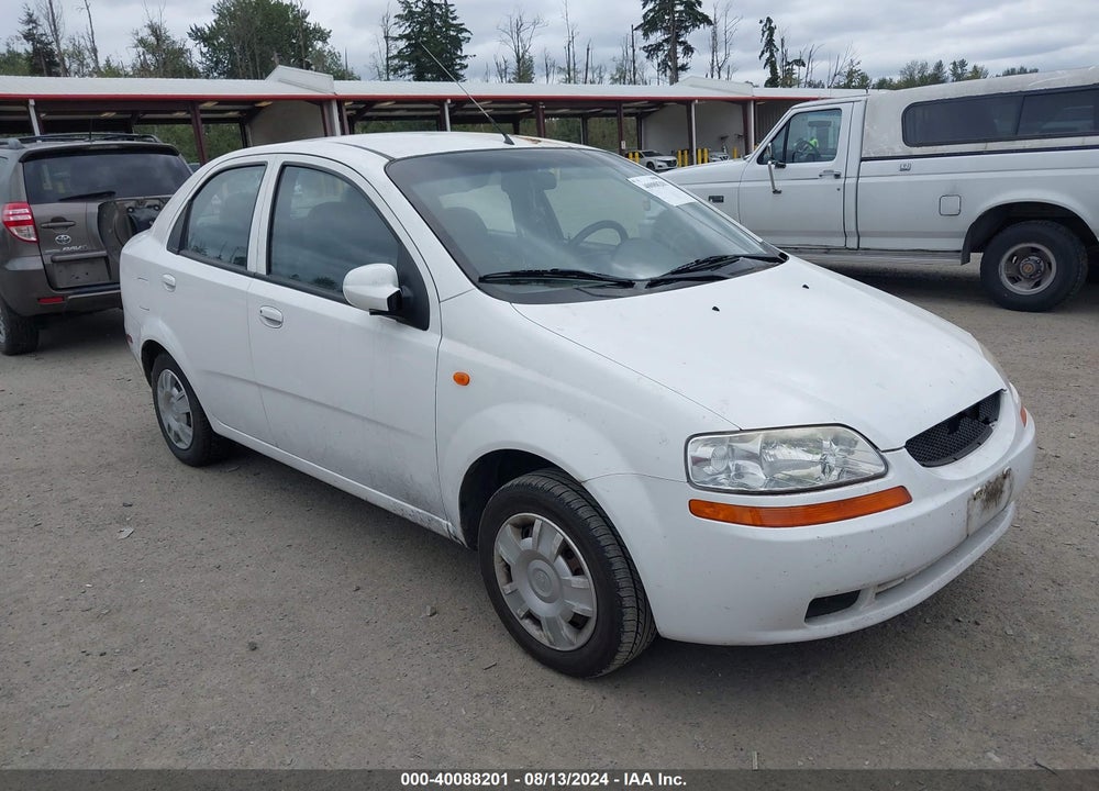 2004 CHEVROLET AVEO SPECIAL VALUE VIN: KL1TD52654B191884