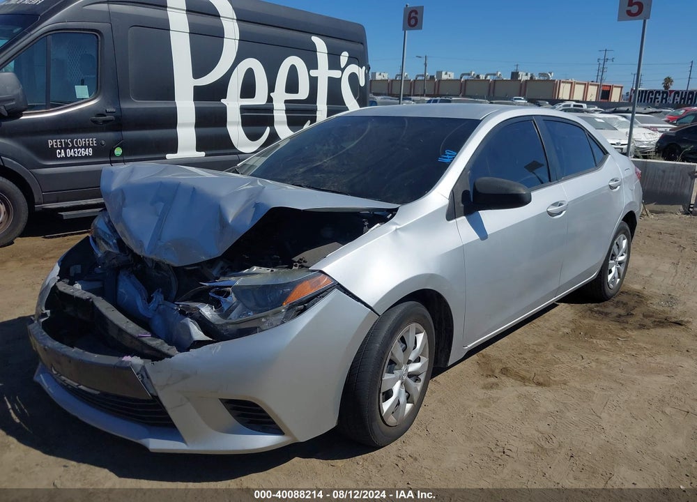 2016 TOYOTA COROLLA LE VIN: 5YFBURHE6GP515053