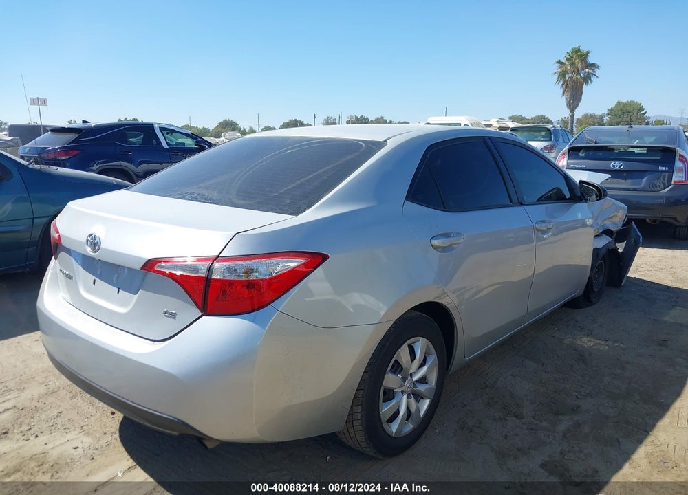 2016 TOYOTA COROLLA LE VIN: 5YFBURHE6GP515053