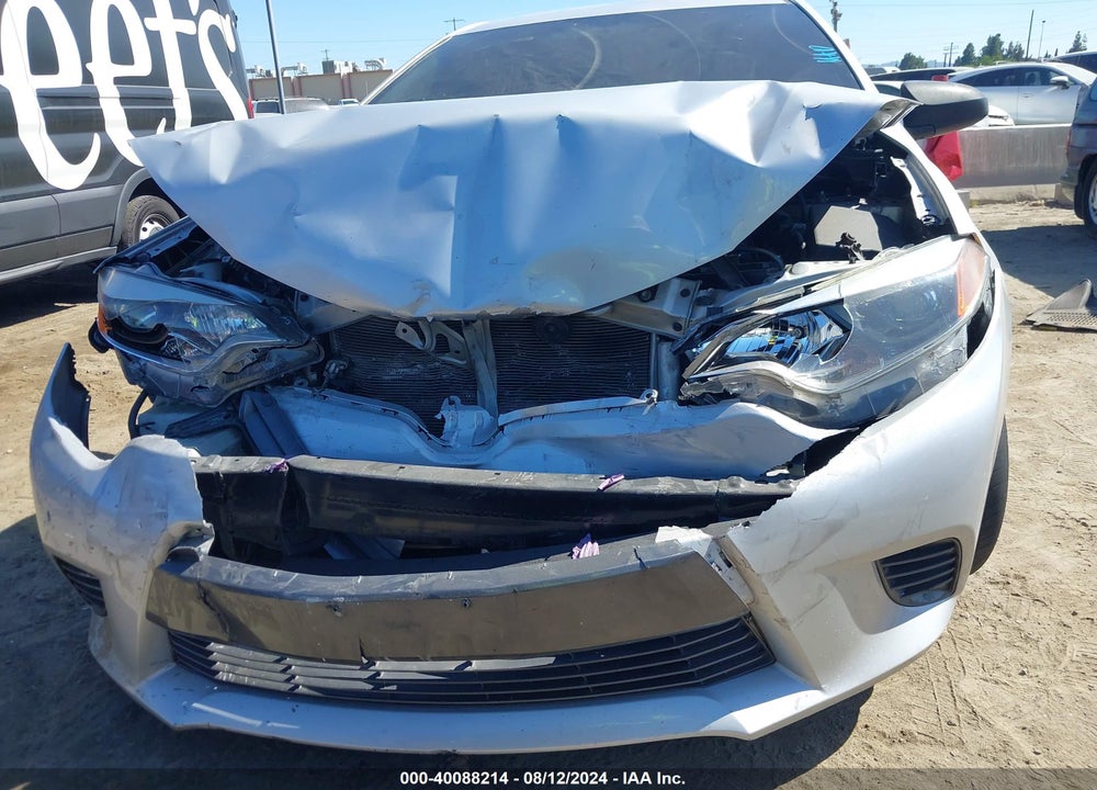 2016 TOYOTA COROLLA LE VIN: 5YFBURHE6GP515053