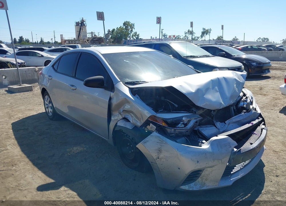 2016 TOYOTA COROLLA LE VIN: 5YFBURHE6GP515053