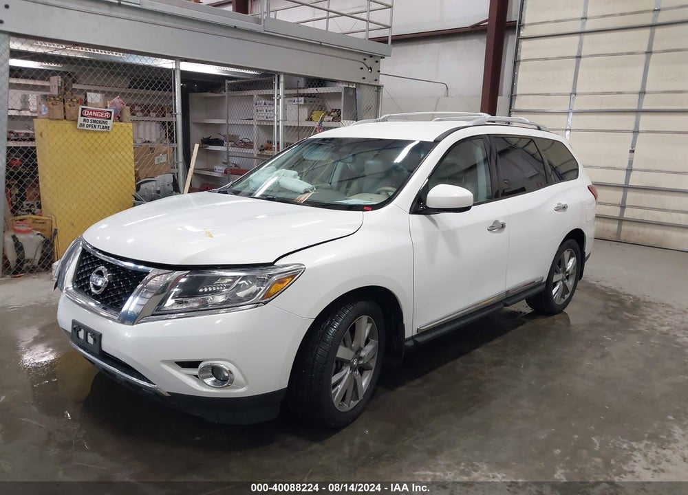 2014 NISSAN PATHFINDER PLATINUM VIN: 5N1AR2MM8EC678659
