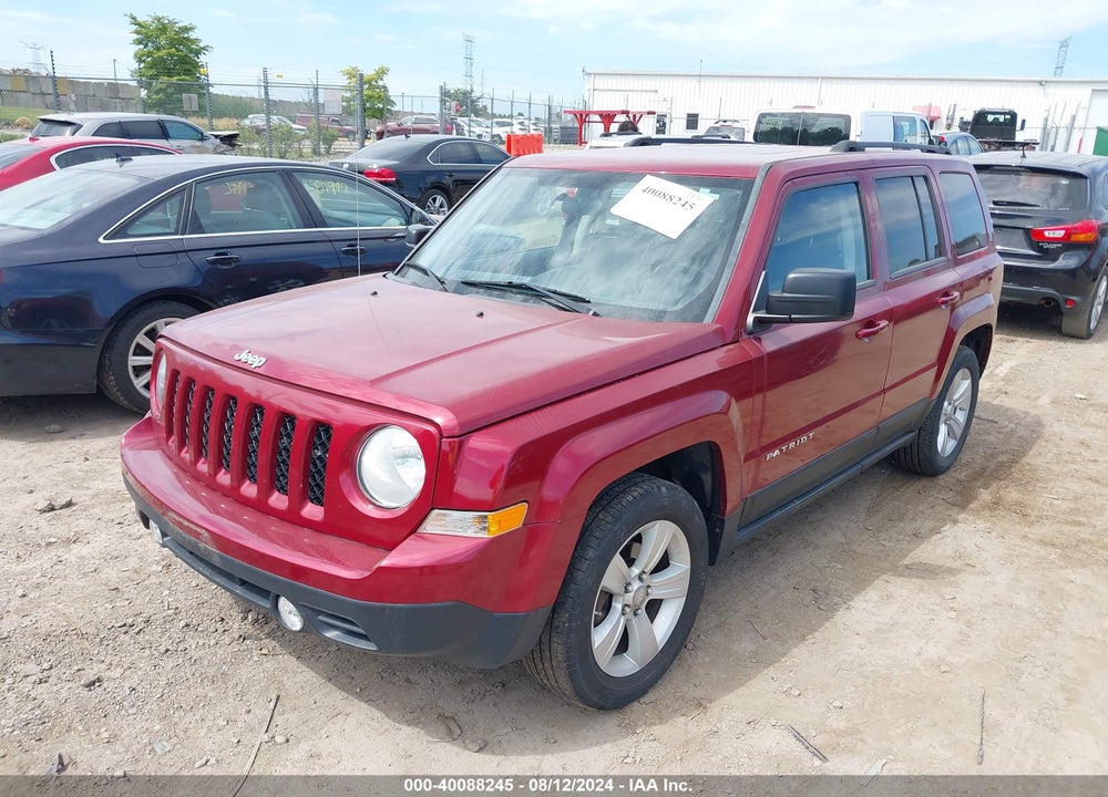 2012 JEEP PATRIOT LATITUDE VIN: 1C4NJPFA0CD626527