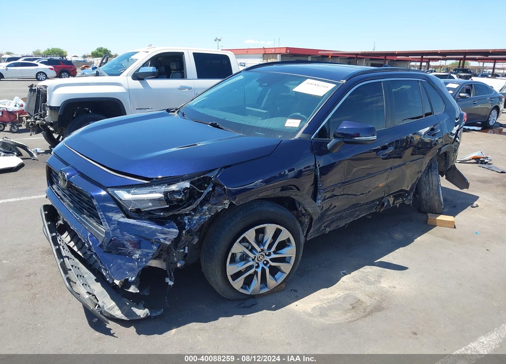 2022 TOYOTA RAV4 XLE PREMIUM VIN: 2T3C1RFV0NW199524