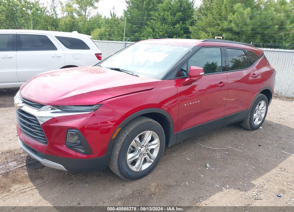 2022 CHEVROLET BLAZER FWD 2LT VIN: 3GNKBCR44NS141624