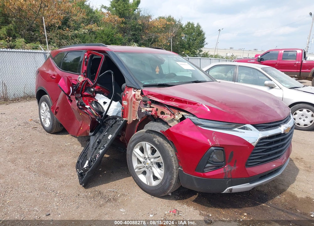2022 CHEVROLET BLAZER FWD 2LT VIN: 3GNKBCR44NS141624