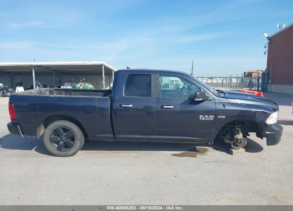 2017 RAM 1500 BIG HORN QUAD CAB 4X2 6'4 BOX VIN: 1C6RR6GT1HS768982