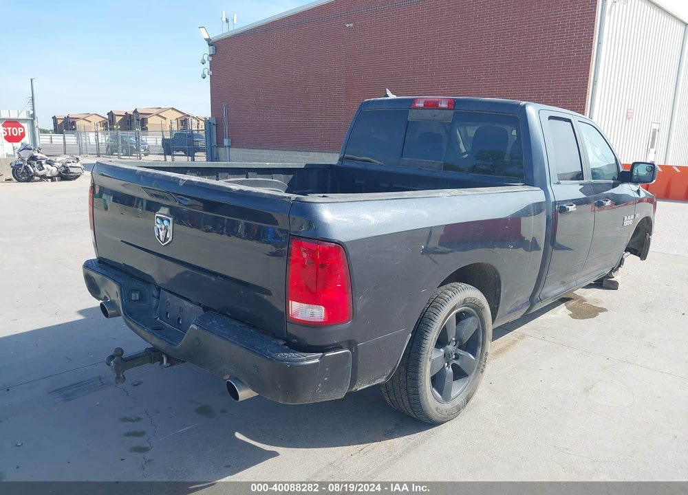 2017 RAM 1500 BIG HORN QUAD CAB 4X2 6'4 BOX VIN: 1C6RR6GT1HS768982