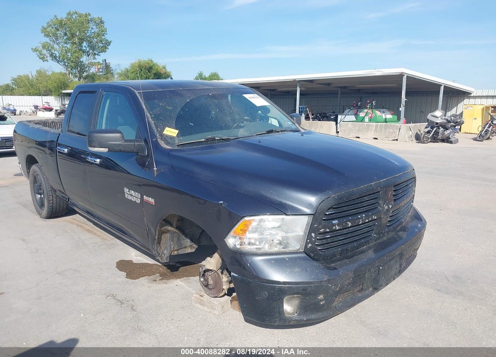 2017 RAM 1500 BIG HORN QUAD CAB 4X2 6'4 BOX VIN: 1C6RR6GT1HS768982