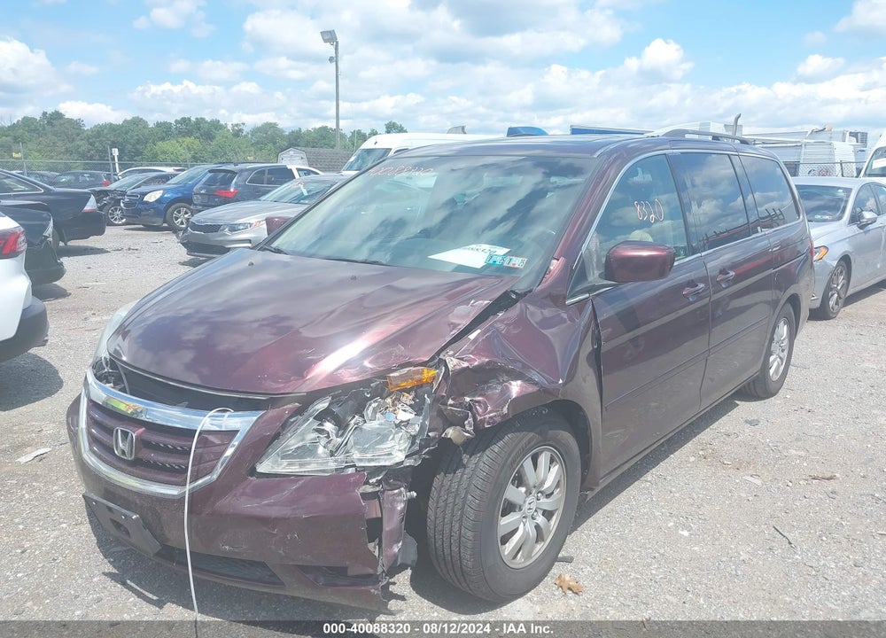 2009 HONDA ODYSSEY EX-L VIN: 5FNRL38709B021592