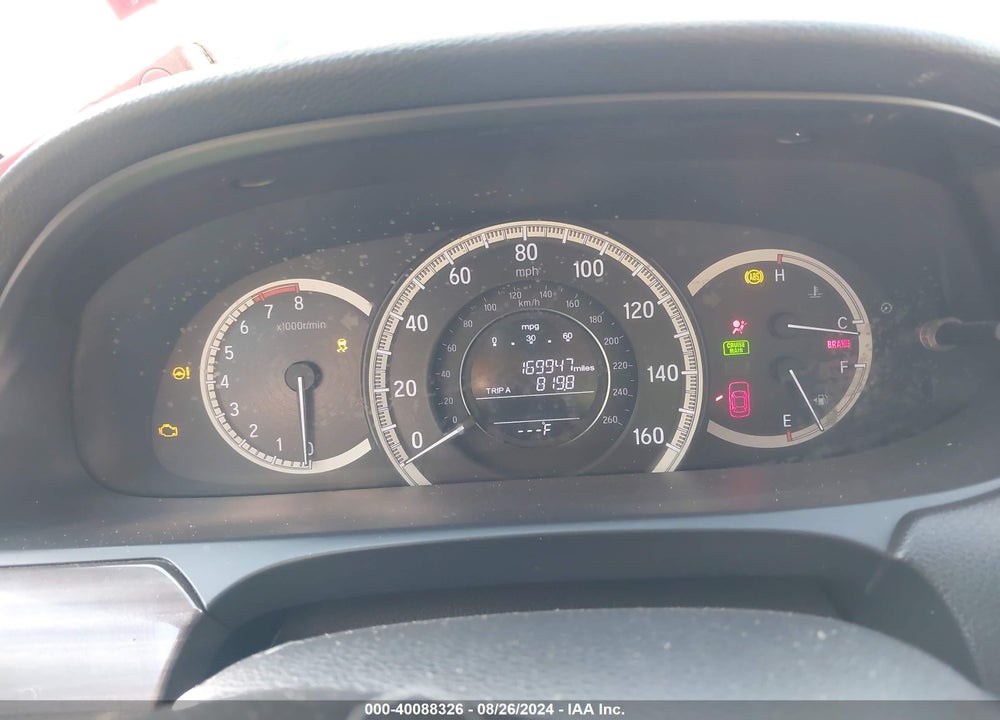 2016 HONDA ACCORD EX-L VIN: 1HGCR2F86GA029665