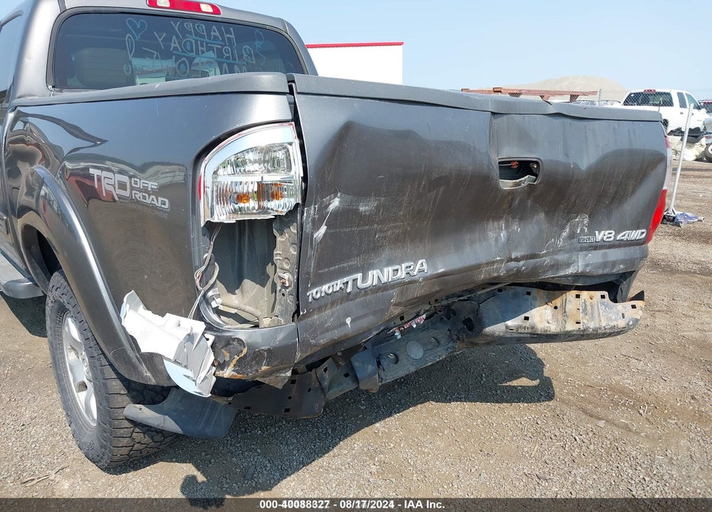 2006 TOYOTA TUNDRA LIMITED V8 VIN: 5TBDT48196S529586