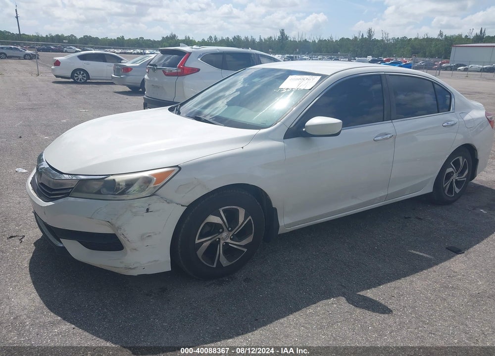 2016 HONDA ACCORD LX VIN: 1HGCR2F36GA193888
