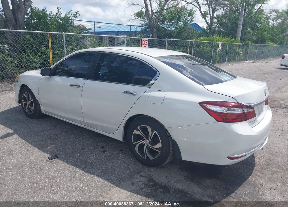2016 HONDA ACCORD LX VIN: 1HGCR2F36GA193888