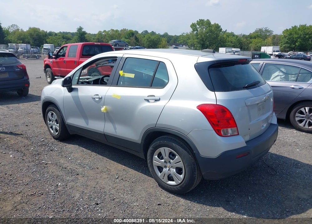 2016 CHEVROLET TRAX 1LS VIN: 3GNCJKSB5GL262623