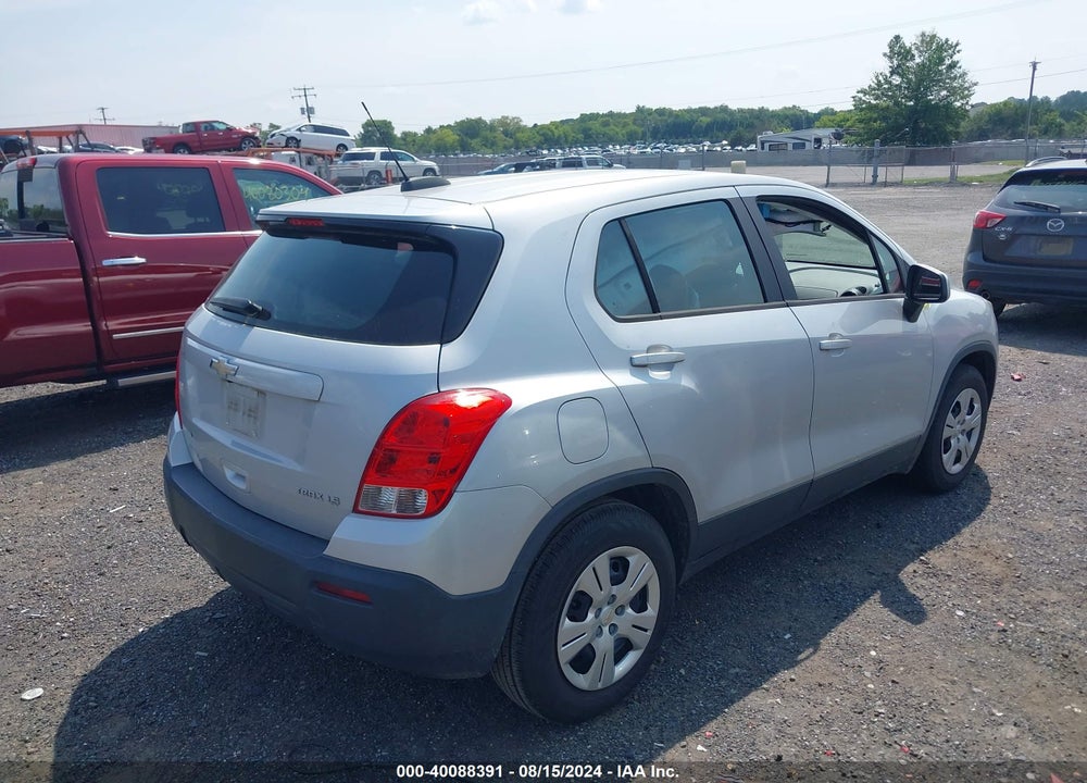 2016 CHEVROLET TRAX 1LS VIN: 3GNCJKSB5GL262623