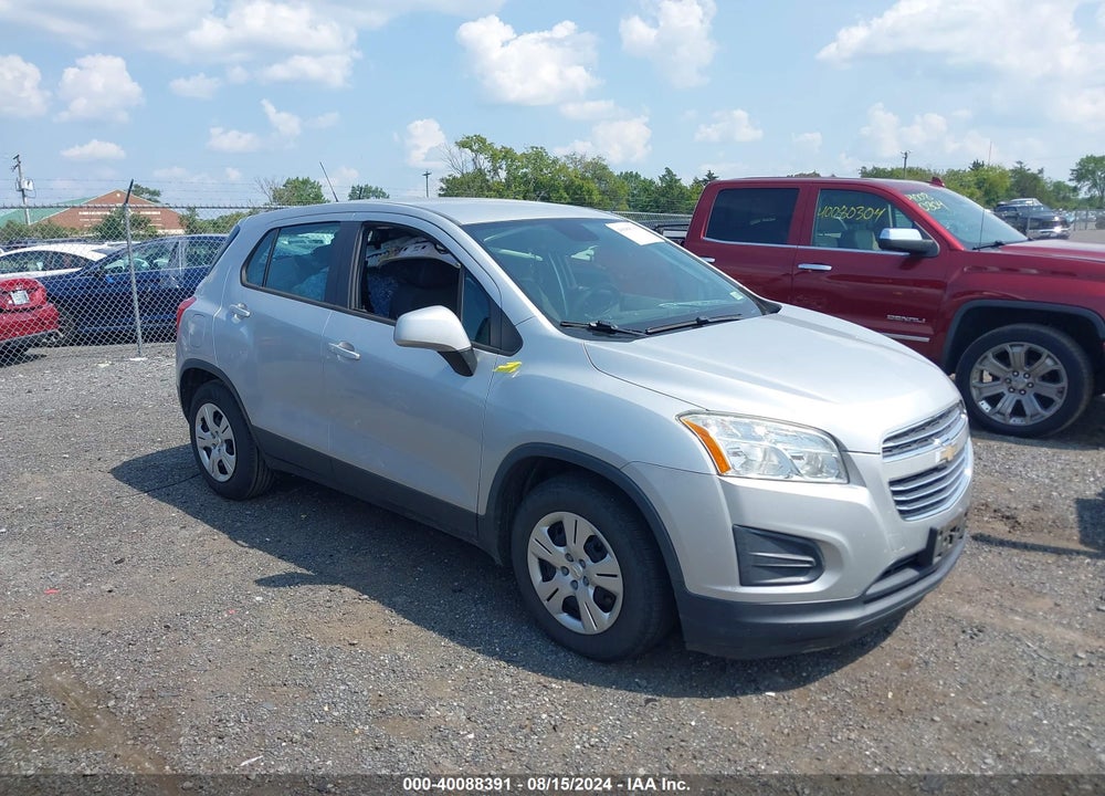2016 CHEVROLET TRAX 1LS VIN: 3GNCJKSB5GL262623