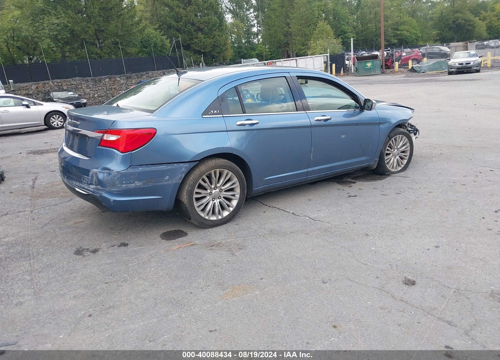 2011 CHRYSLER 200 LIMITED VIN: 1C3BC2FG8BN604020