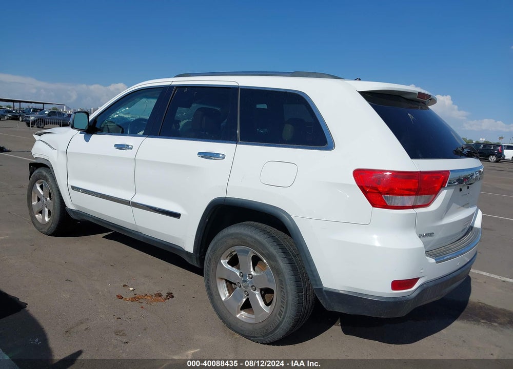 2013 JEEP GRAND CHEROKEE LIMITED VIN: 1C4RJEBG7DC642392