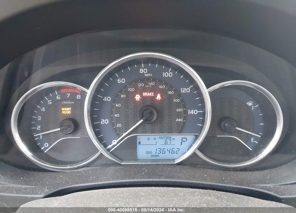 2016 TOYOTA COROLLA LE VIN: 5YFBURHE1GP437538