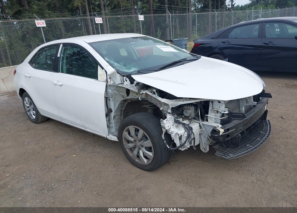 2016 TOYOTA COROLLA LE VIN: 5YFBURHE1GP437538