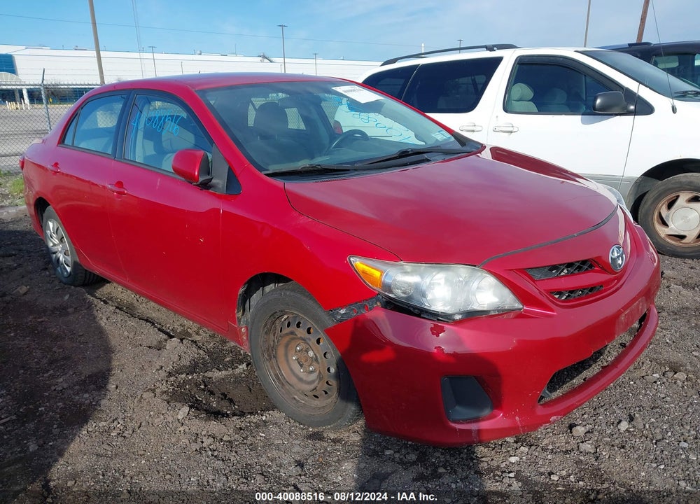 2012 TOYOTA COROLLA LE VIN: 2T1BU4EE5CC911119