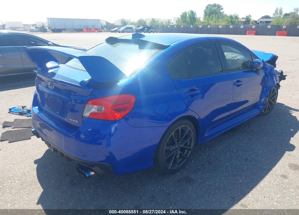 2018 SUBARU WRX PREMIUM VIN: JF1VA1C65J8820401