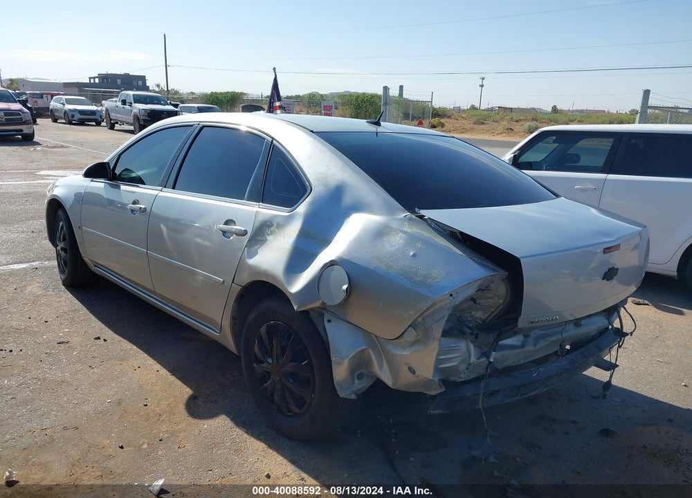 2007 CHEVROLET IMPALA LS VIN: 2G1WB58KX79406819