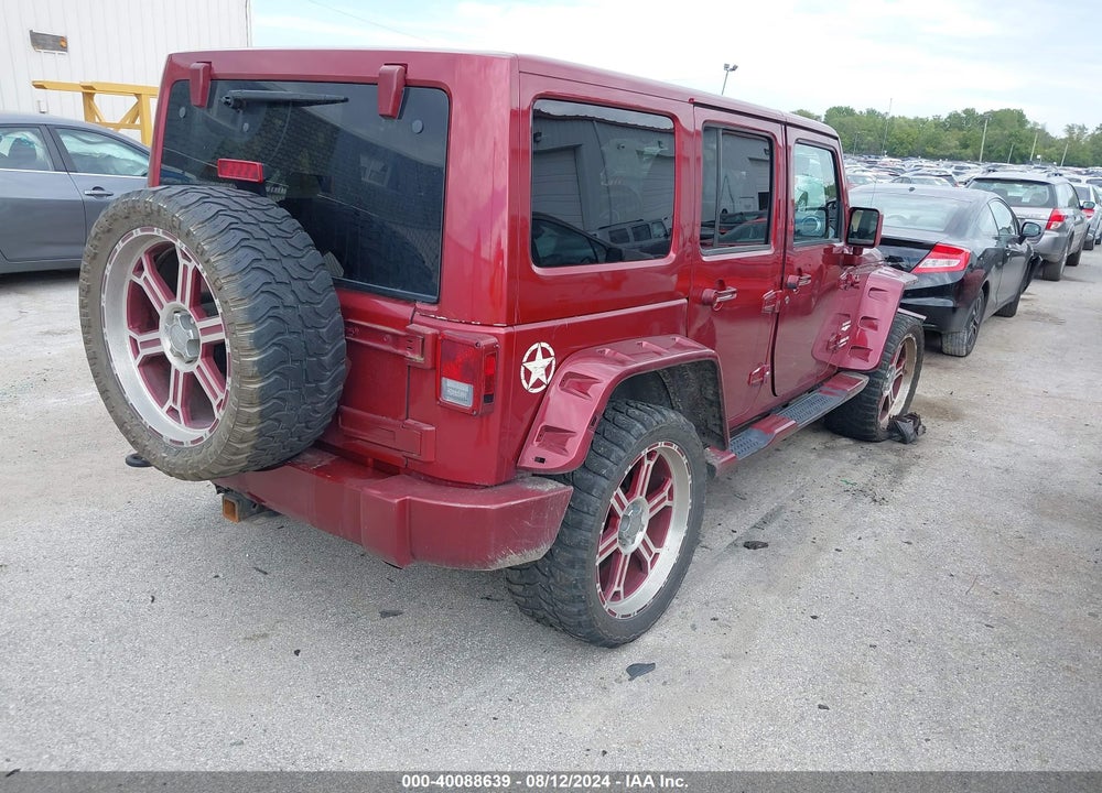2013 JEEP WRANGLER UNLIMITED SAHARA VIN: 1C4BJWEG1DL525622