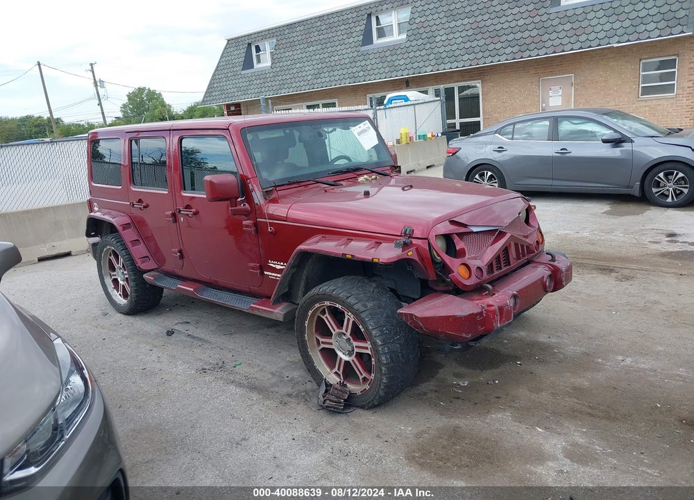 2013 JEEP WRANGLER UNLIMITED SAHARA VIN: 1C4BJWEG1DL525622