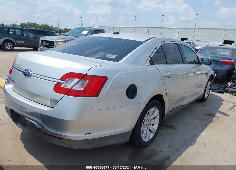 2010 FORD TAURUS SE VIN: 1FAHP2DW4AG132458