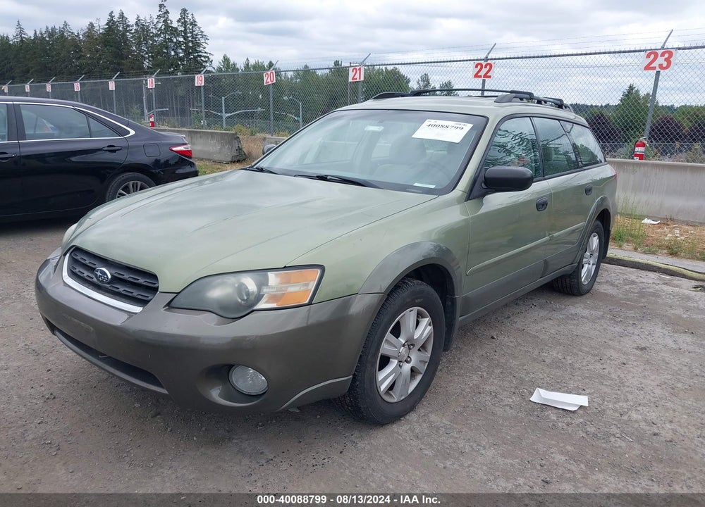 2005 SUBARU OUTBACK 2.5I VIN: 4S4BP61C257377052