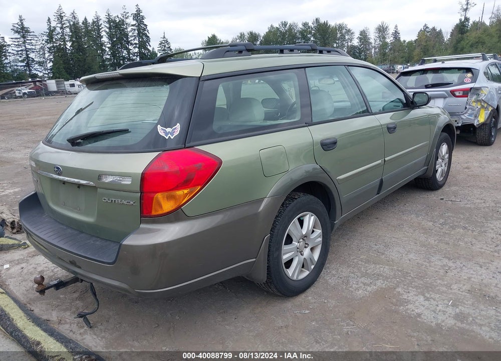2005 SUBARU OUTBACK 2.5I VIN: 4S4BP61C257377052