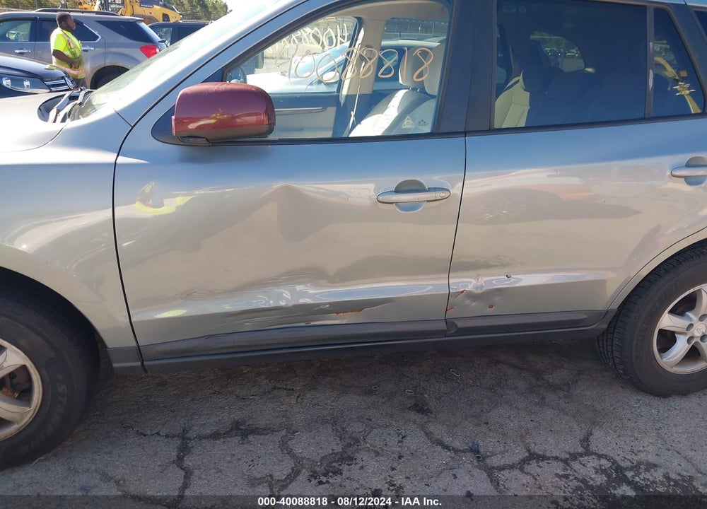 2008 HYUNDAI SANTA FE GLS VIN: 5NMSG73D48H197861