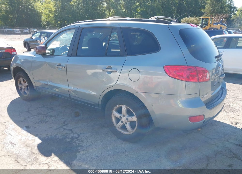 2008 HYUNDAI SANTA FE GLS VIN: 5NMSG73D48H197861