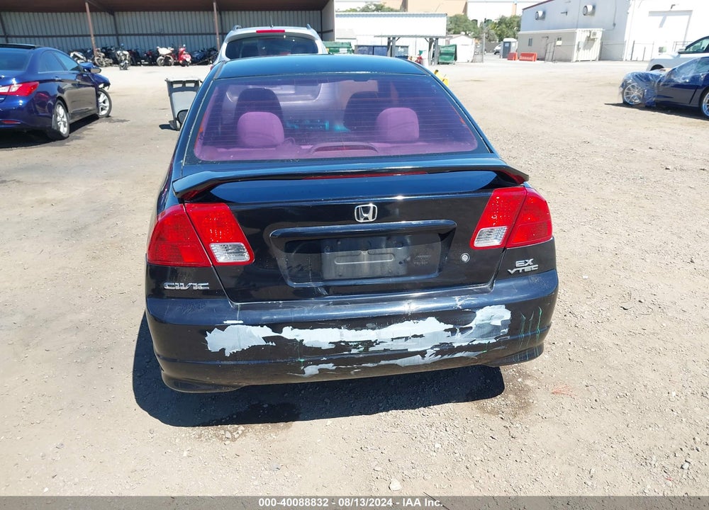 2004 HONDA CIVIC EX VIN: 2HGES25704H507033