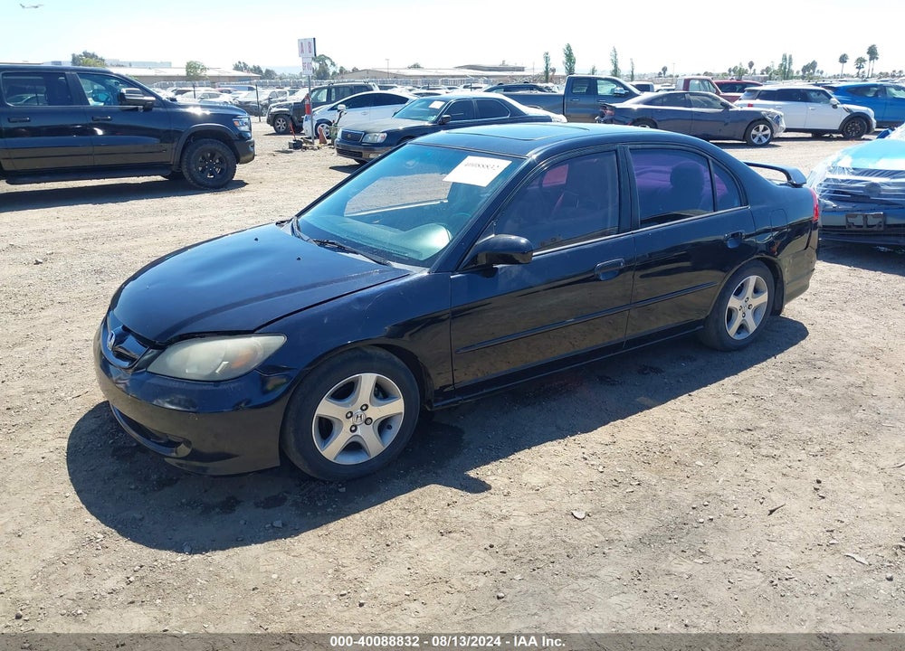 2004 HONDA CIVIC EX VIN: 2HGES25704H507033