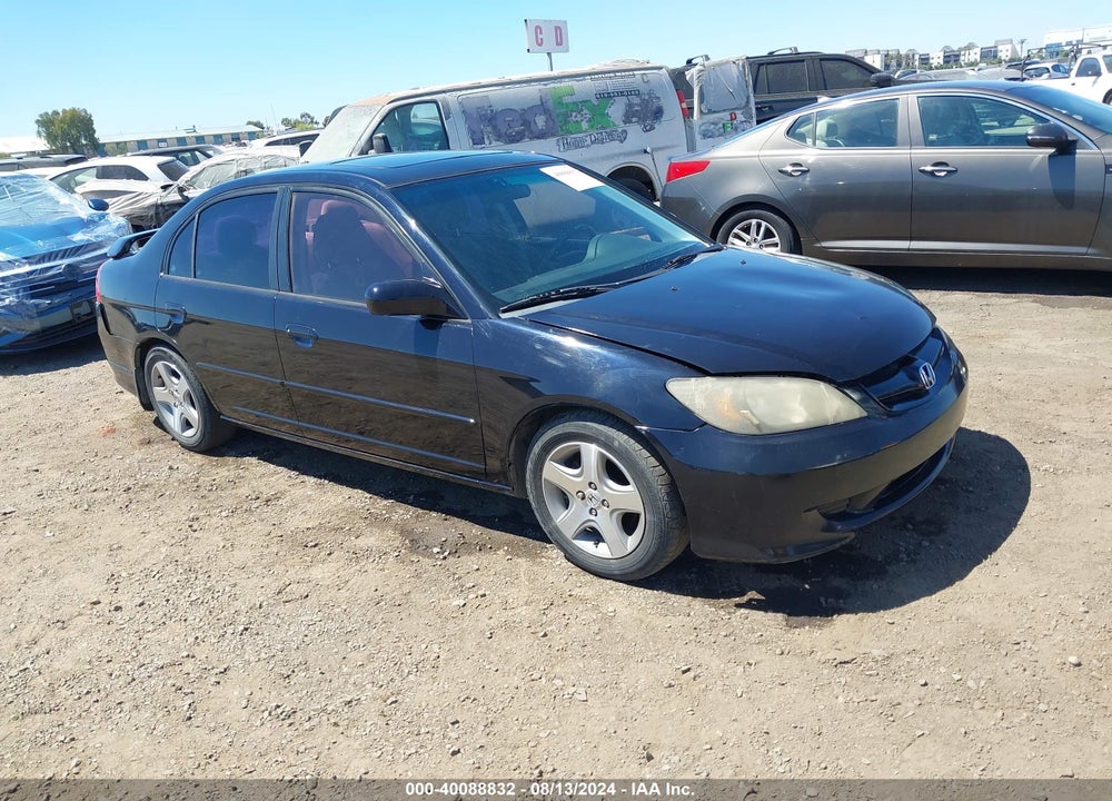 2004 HONDA CIVIC EX VIN: 2HGES25704H507033