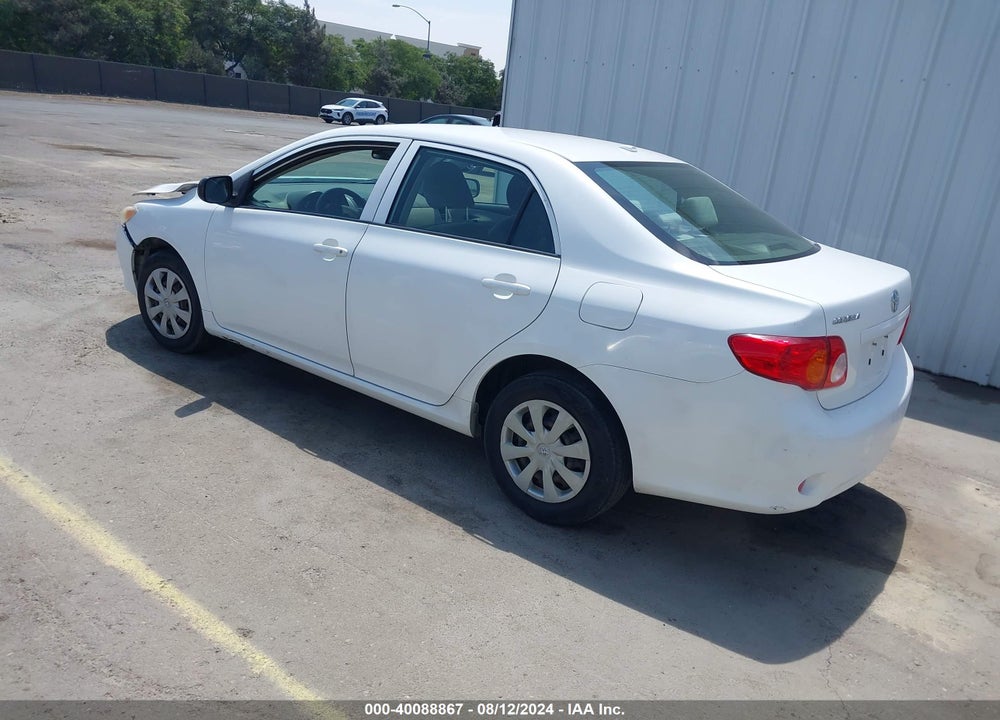 2009 TOYOTA COROLLA VIN: JTDBL40E899050351