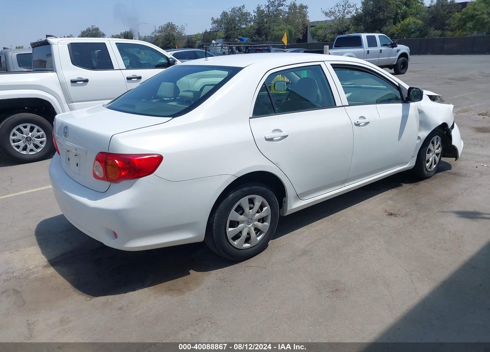 2009 TOYOTA COROLLA VIN: JTDBL40E899050351