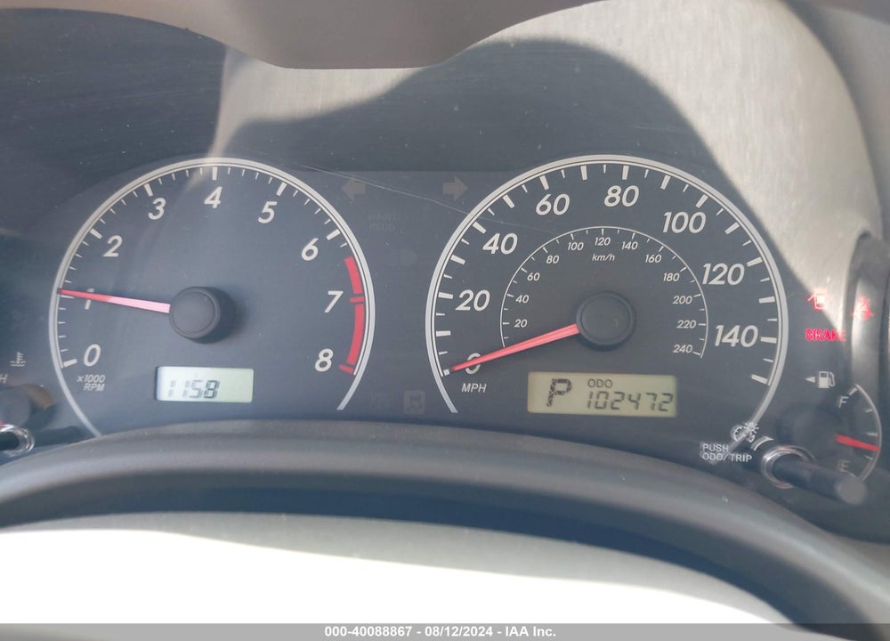 2009 TOYOTA COROLLA VIN: JTDBL40E899050351