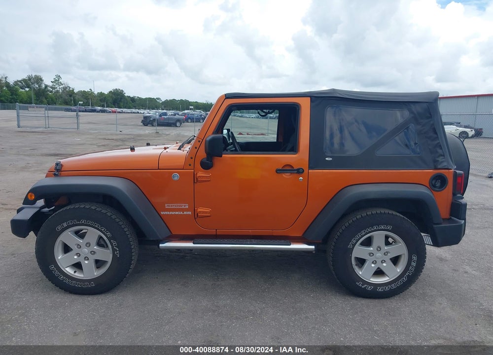 2011 JEEP WRANGLER SPORT VIN: 1J4AA2D13BL577651