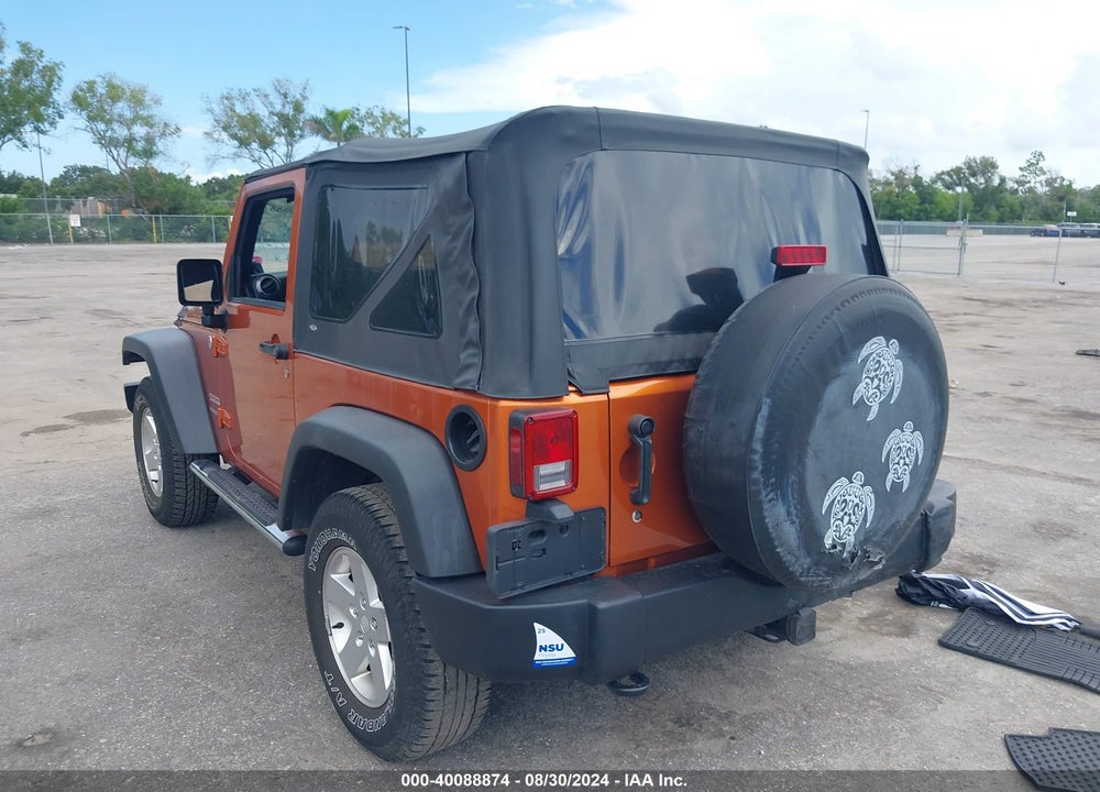 2011 JEEP WRANGLER SPORT VIN: 1J4AA2D13BL577651