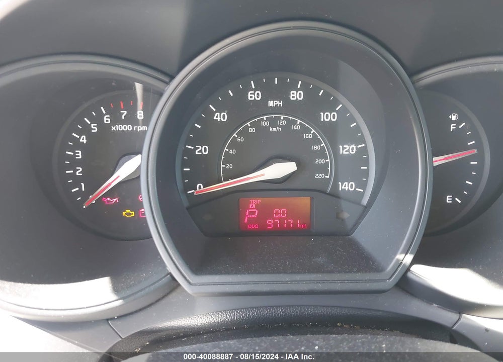 2013 KIA RIO LX VIN: KNADM4A36D6318761