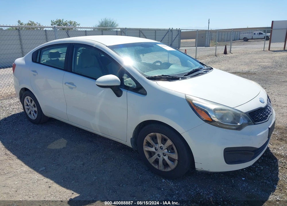 2013 KIA RIO LX VIN: KNADM4A36D6318761