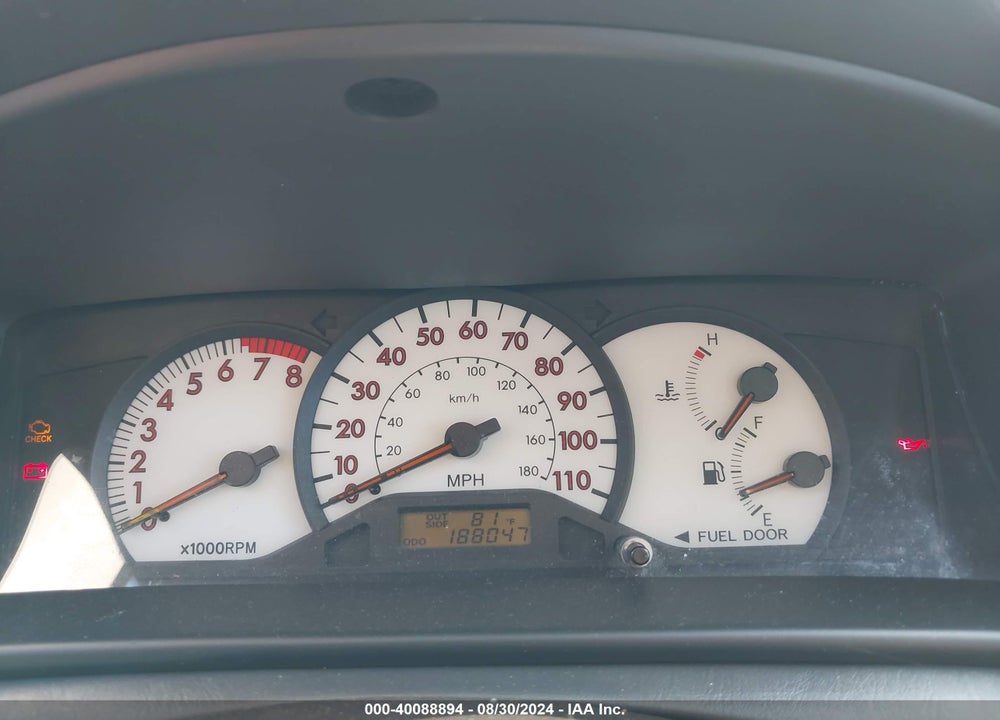 2004 TOYOTA COROLLA S VIN: 2T1BR32E44C259403