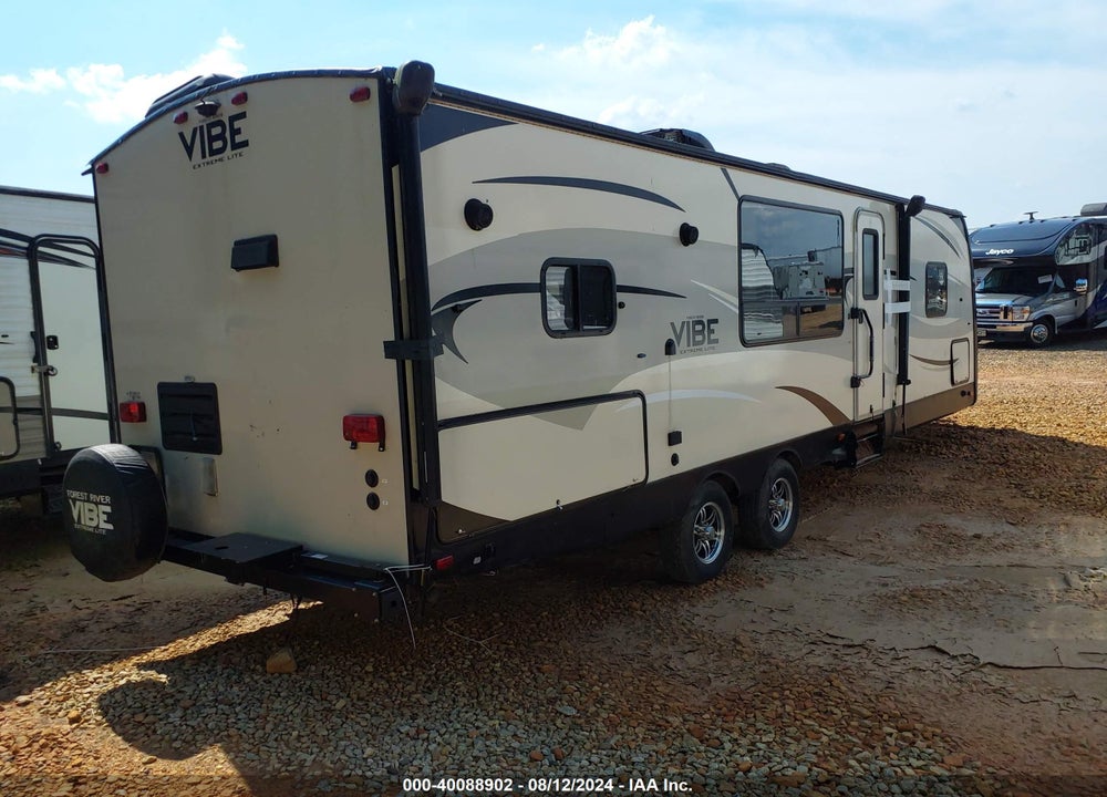 2016 FOREST RIVER VIBE 268RKS TRAVEL TRAILER VIN: 4X4TVBC25G4105900