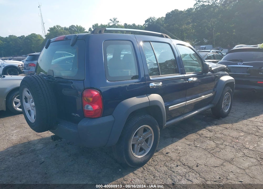 2006 JEEP LIBERTY SPORT VIN: 1J4GK48K46W106523