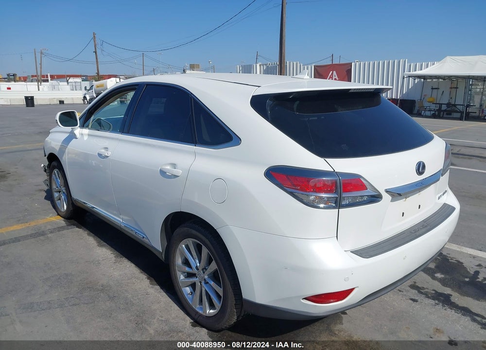 2013 LEXUS RX 450H VIN: JTJZB1BA2D2008363