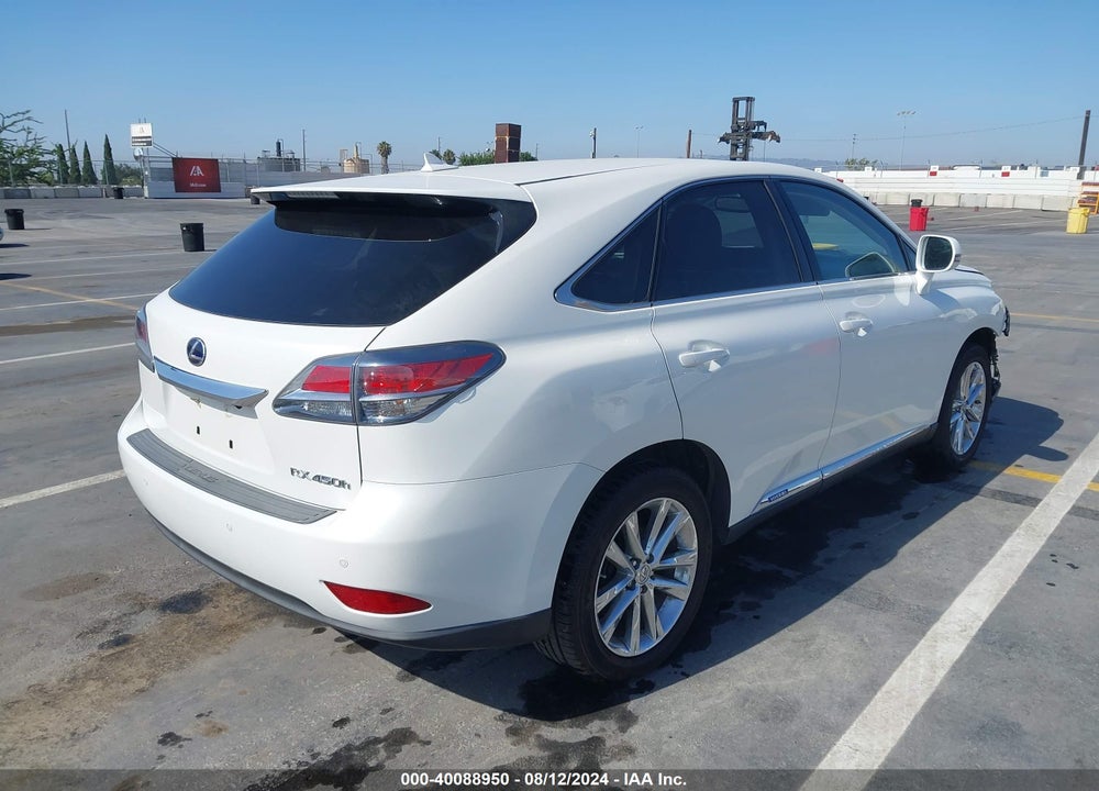 2013 LEXUS RX 450H VIN: JTJZB1BA2D2008363